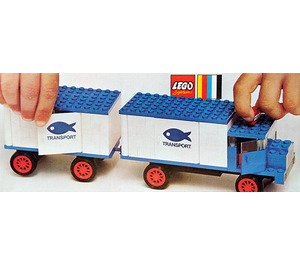 LEGO Refrigerator Truck and Trailer Set 375-3