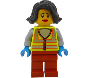 LEGO Refuse Collector, Weiblich (60386) Minifigur