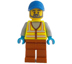 LEGO Refuse Collector, Male (60386) Minifigur