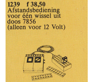 LEGO Remote Controlled Point Motor 12V Set 1239-2