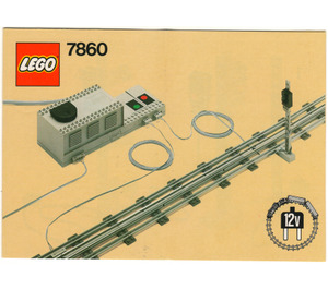 LEGO Remote Controlled Signal 12V Set 7860 Instructions