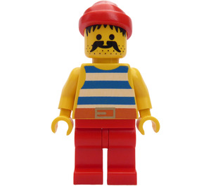 LEGO Renegade Runner Pirate met Groot Moustache minifiguur