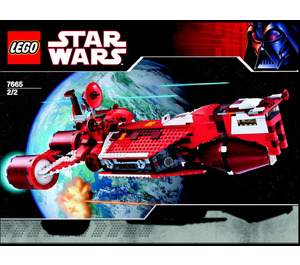 LEGO Republic Cruiser Set 7665 Instructions