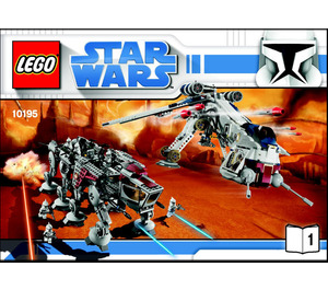 LEGO Republic Dropship avec AT-OT 10195 Instructions