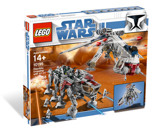 LEGO Republic Dropship mit AT-OT 10195 Packaging