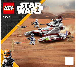 LEGO Republic Fighter Tank Set 75342 Instructions