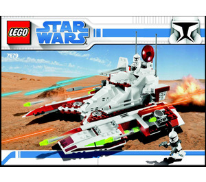 LEGO Republic Fighter Tank Set 7679 Instructions