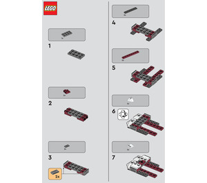 LEGO Republic Fighter Tank 912313 Instructions