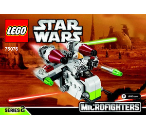 LEGO Republic Gunship Microfighter Set 75076 Instructions