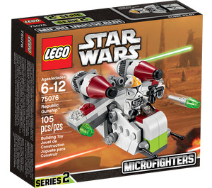 LEGO Republic Gunship Microfighter 75076 Packaging