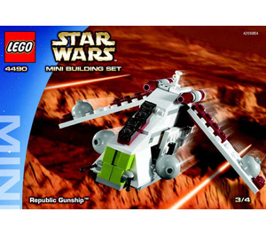 LEGO Republic Gunship Set 4490 Instructions
