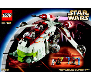 LEGO Republic Gunship Set 7163 Instructions