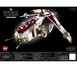 LEGO Republic Gunship Set 75309 Instructions