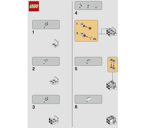 LEGO Republic Gunship 912178 Instructions