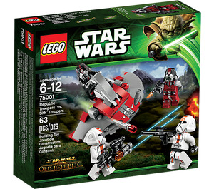 LEGO Republic Troopers vs. Sith Troopers Set 75001 Packaging