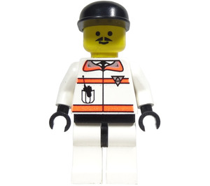 LEGO Res-Q 2 met Zwart Pet Minifiguur