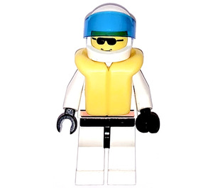 LEGO Res-Q avec Gilet de sauvetage et blanc Casque Figurine