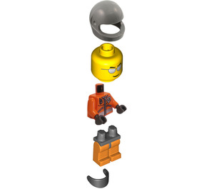 LEGO Rescue Chopper Pilot 2 Minifigure