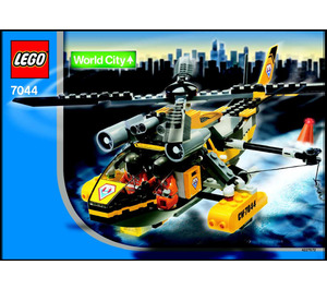 LEGO Rescue Chopper 7044 Instructions