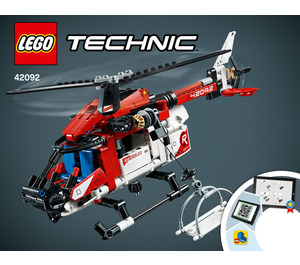 LEGO Rescue Helicopter 42092 Instructions