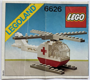 LEGO Rescue Helicopter 6626-1 Instrukce