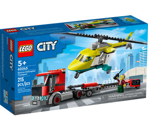LEGO Rescue Helicopter Transporter Set 60343 Packaging