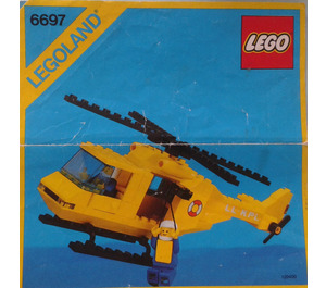 LEGO Rescue-I Helicopter Set 6697 Instructions