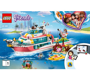 LEGO Rescue Mission Boat 41381 Інструкції