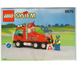 LEGO Rescue Rig Set 6670 Instructions