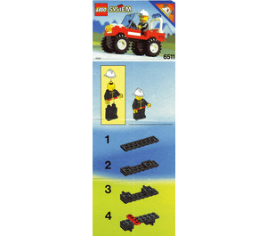 LEGO Rescue Runabout 6511 Instrukce