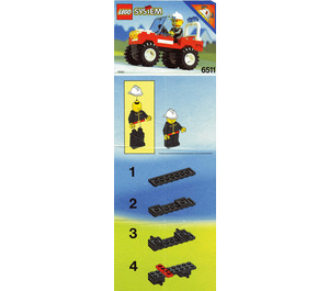 LEGO Rescue Runabout Set 6511 Instructions
