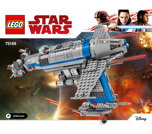 LEGO Resistance Bomber Set 75188-1 Instructions