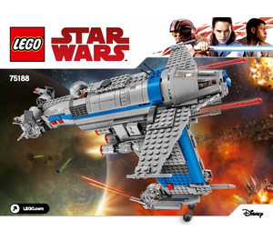 LEGO Resistance Bomber (standard pilot version) Set 75188-3 Instructions