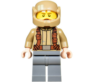 LEGO Resistance Trooper mit Dunkles Beige Jacke (Stirnrunzeln) Minifigur