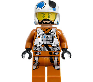 LEGO Resistance X-Ala Piloto (Snap Wexley) Minifigura