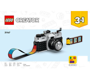 LEGO Retro Caméra 31147 Instructions