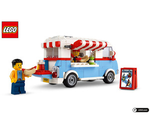 LEGO Retro Eten Truck  40681 Instructions