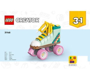 LEGO Retro Roller Skate Set 31148 Instructions