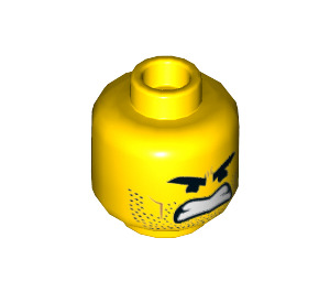 LEGO Rex Dangervest Minifigure Head (Recessed Solid Stud) (3626 / 44217)