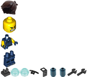 LEGO Rex Dangervest mit Jetpack Minifigur