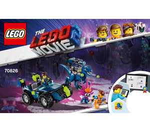 LEGO Rex's Rex-treme Offroader! 70826 Instructions