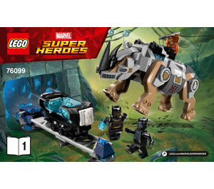 LEGO Rhino Face-Off by the Mine 76099 Instructions