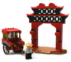 LEGO Rickshaw and Paifang Gateway 6351965