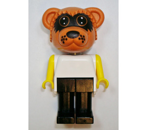 LEGO Ricky Raccoon Prisoner Uniform Fabuland Figure