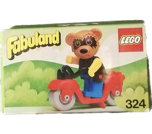 LEGO Ricky Racoon on his Scooter Set 324-1 Packaging
