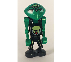 LEGO Rigel Alieno Minifigure, Nero Gambe e Corpo con Verde Braccia e Testa