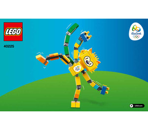 LEGO Rio 2016 Mascots / Mascotes Rio 2016 Set 40225 Instructions
