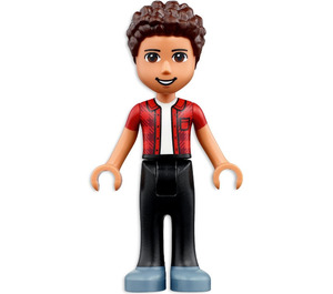 LEGO River - rouge Checkered Shirt Figurine