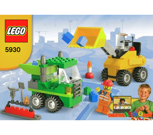 LEGO Road Konstruktion Building Set 5930 Instructions