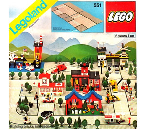LEGO Road Plates, Junction Set 551